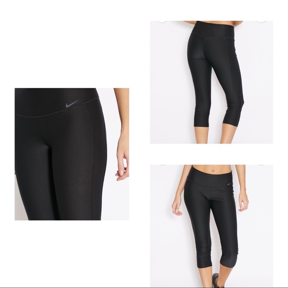 Nike Dri-Fit Tight Fit Training Capris Small New - Picture 9 of 9